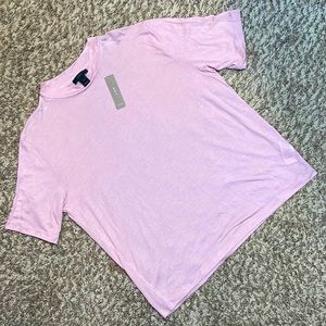 J. Crew Baby Pink Shirt 100% Tencil super soft short sleeve